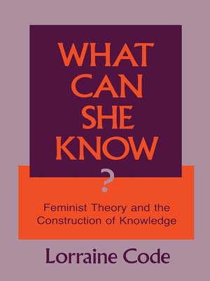 cover image of What Can She Know?
